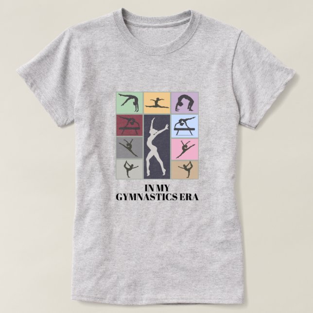 Camiseta Na minha era de ginástica (Frente do Design)
