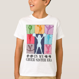 Camiseta Na Minha Era de Irmã de Cheer Vida de Cheerleading