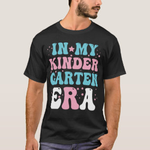 Camiseta Na Minha Era de Jardim de Infância Groovy De Volta