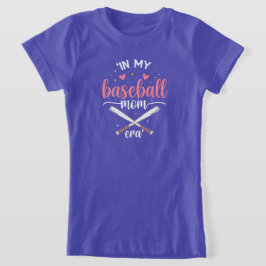 Camiseta Na Minha Era de Mãe de Beisebol Engraçado Mãe de B