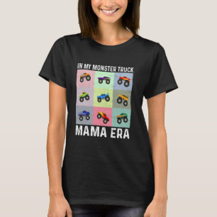 Camiseta Na Minha Era de Mãe de Caminhão Monstro Caminhão M