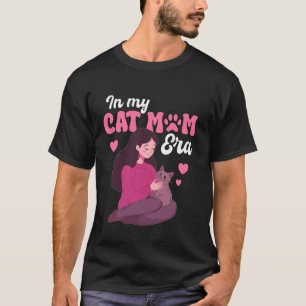 Camiseta Na Minha Era De Mãe De Gato Feliz Mamãe De Bebê Pe