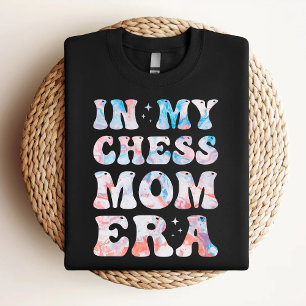 Camiseta Na Minha Era de Mãe de Xadrez Colorida Mãe de Xadr