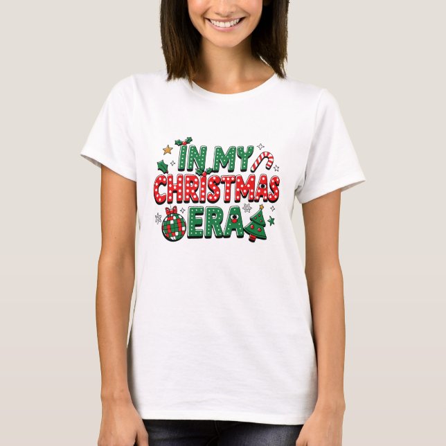 Camiseta Na Minha Era De Natal, Feliz Natal (Frente)