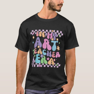 Camiseta Na Minha Era de Professora de Arte Retro Volta às