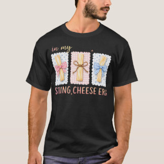 Camiseta Na Minha Era de Queijo String Mãe Engraçado Mãe