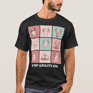Camiseta Na Minha Era do Axolote Salamandra Fofa Axolote