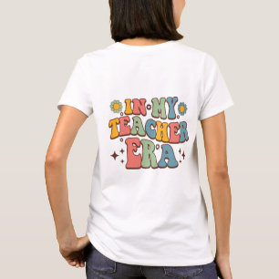 Camiseta Na Minha Era Do Professor   Groovy Lettering