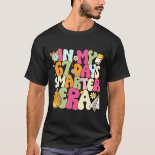 Camiseta Na Minha Era Groovy 67 Dias Mais Inteligente 67º D
