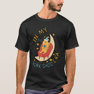 Camiseta Na Minha Era Honk Shoo Gato Meme Ressona Sonolento