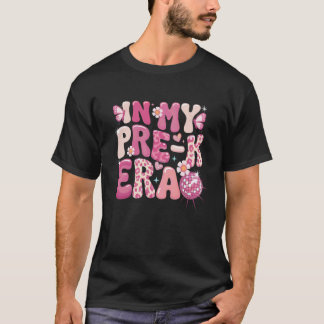 Camiseta Na Minha Era Pré-K Professoras Mulheres Volta às A