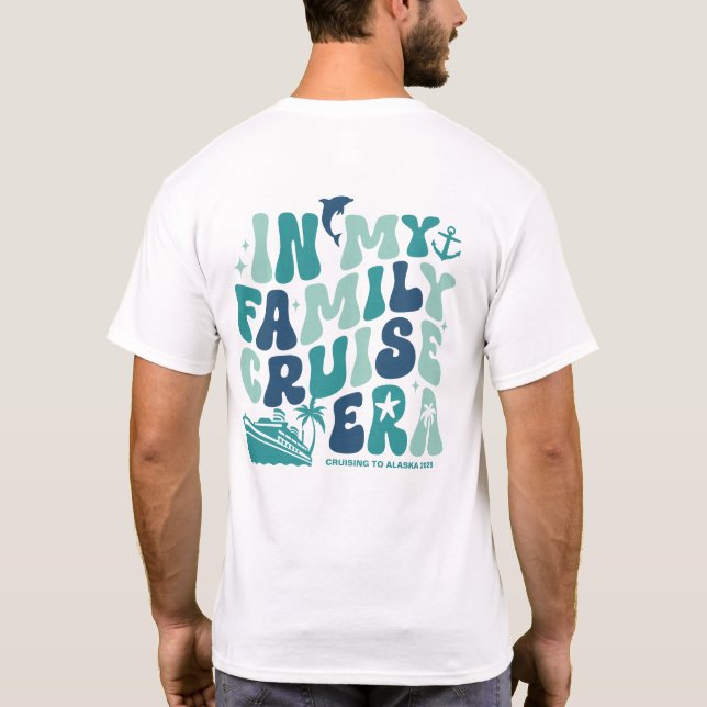 Camiseta Na Minha Família Cruise Era Personalizada, Corresp (Verso)