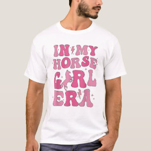 Camiseta Na minha garotinha era fofa, amante de cavalo