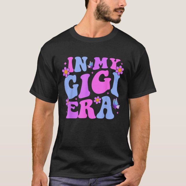 Camiseta Na Minha Gigi Era, Anunciante De Gravidez Vovó Mam (Frente)
