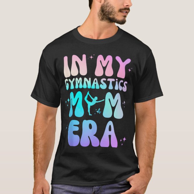 Camiseta Na minha ginástica Mãe Era Groovy Design Engraçado (Frente)