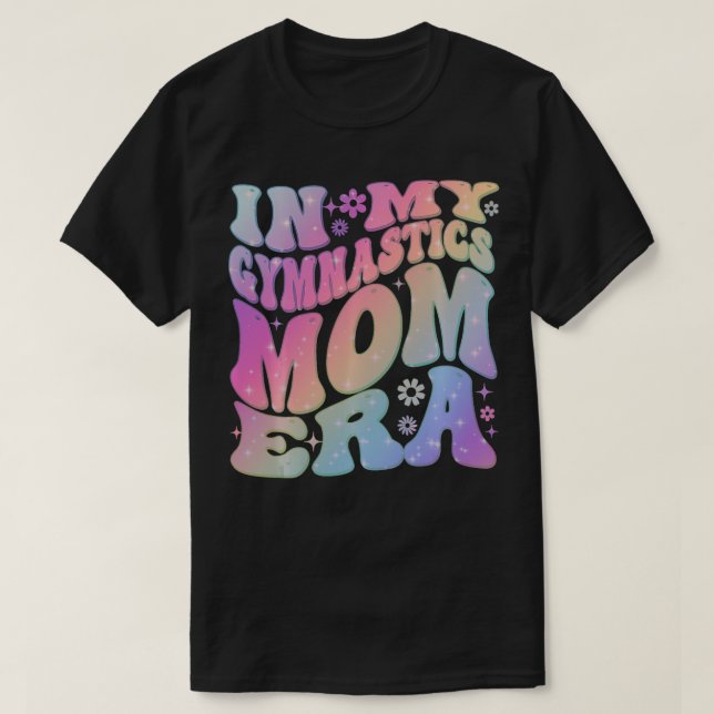 Camiseta Na Minha Ginástica Mamãe Era Mamãe Cheer Retro Vin (Frente do Design)