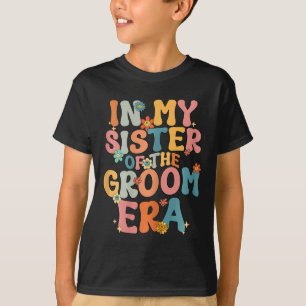 Camiseta Na Minha Irmã Da Era Do Groom Irmã Do Noivo