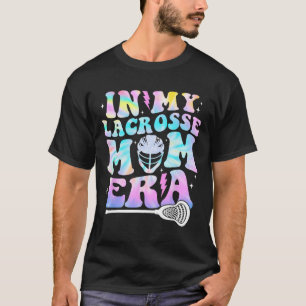 Camiseta Na Minha Lacrosse Mãe Era A Retro Groovy Sports Wo