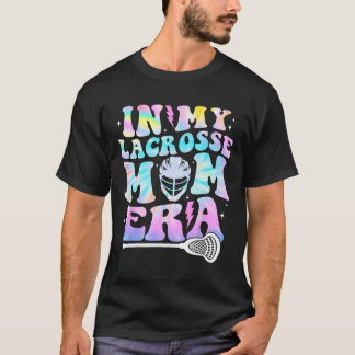 Camiseta Na Minha Lacrosse Mãe Era A Retro Groovy Sports Wo