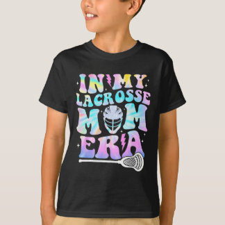 Camiseta Na Minha Lacrosse Mãe Era A Retro Groovy Sports Wo