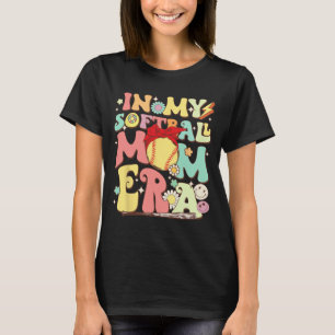 Camiseta Na Minha Mãe de Softball Era Um Beisebol Engraçado