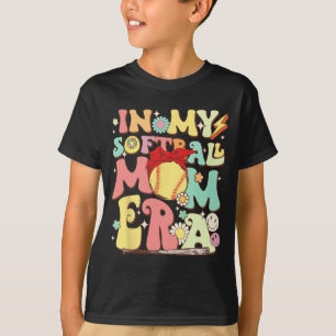 Camiseta Na Minha Mãe de Softball Era Um Beisebol Engraçado
