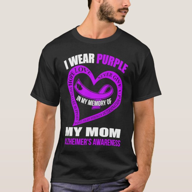 Camiseta Na minha memória da minha mãe, a SENSIBILIZAÇÃO DE (Frente)