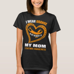 Camiseta Na minha memória da minha mãe, LEUKEMIA, SENSIBILI