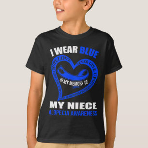 Camiseta Na minha memória da minha sobrinha, ALOPECIA, SENS