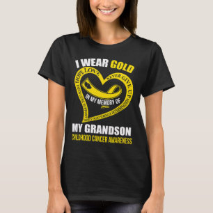 Camiseta Na Minha Memória Do Meu Avô, Cancer De Infância