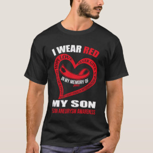 Camiseta Na minha memória do meu filho CÉREBRO ANEURYSM CON