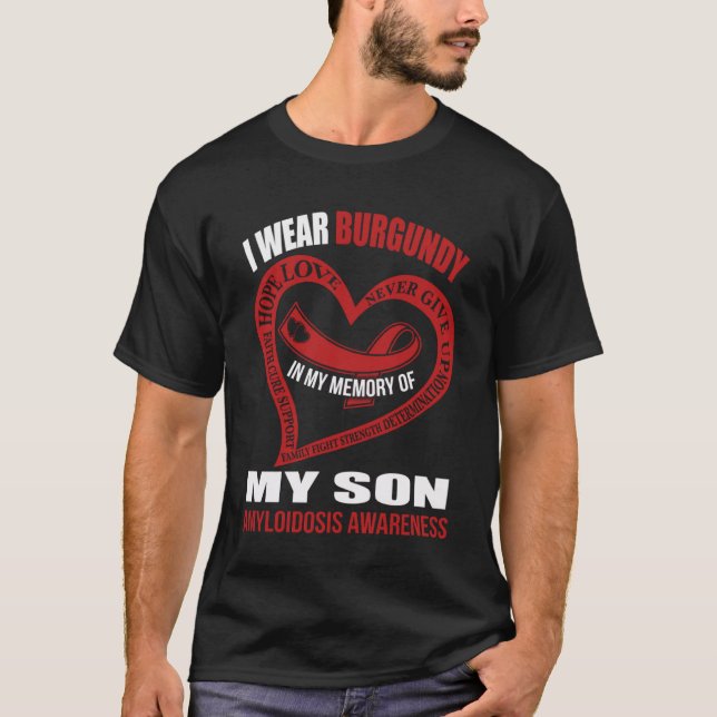 Camiseta Na minha memória do meu filho, SENSIBILIZAÇÃO DA A (Frente)