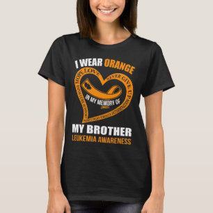 Camiseta Na minha memória do meu irmão, LEUKEMIA, SENSIBILI