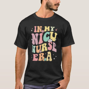 Camiseta Na Minha NICU Era Enfermeira Retro Enfermeira Apre
