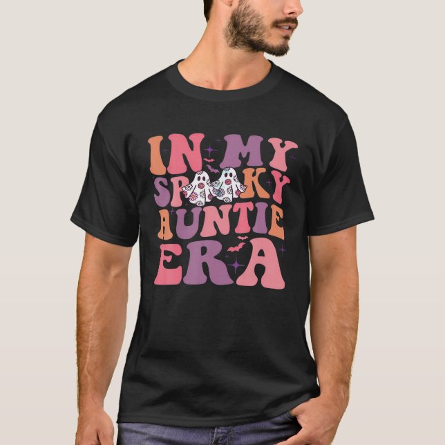Camiseta Na Minha Tia Estranha Era Dia de as Bruxas engraça (Frente)