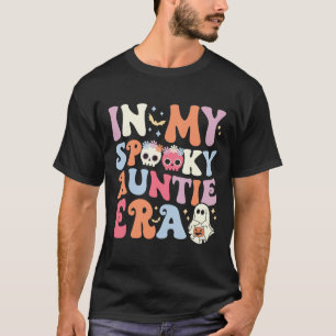 Camiseta Na Minha Tia Spookie Era Halloween Groovy Witchy S