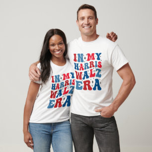 Camiseta Na minha votação eleitoral de Harris Walz Era Kama