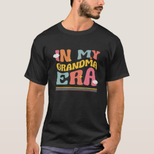 Camiseta Na Minha Vovó Era Família Engraçada Avó Groovy