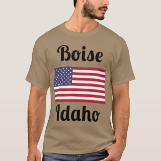 Camiseta Na moda Boise Idaho Impressões2