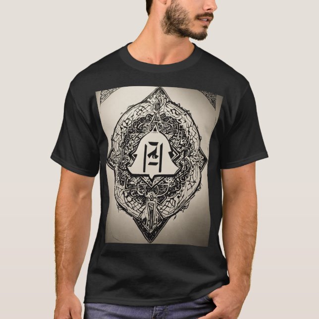 Camiseta "Na moda de Ícone Kizik e Design confortável" (Frente)