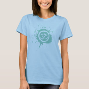 Camiseta Na moda e divertimento Aum verde