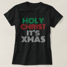 Na moda Engraçado Natal "Cristo Sagrado É Natal"
