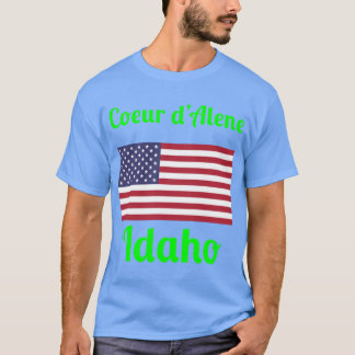 Camiseta Na moda Impressões Coeur dAlene Idaho
