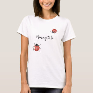 Camiseta Na moda Ladybug Mamãe-A-Ser T-Shirt