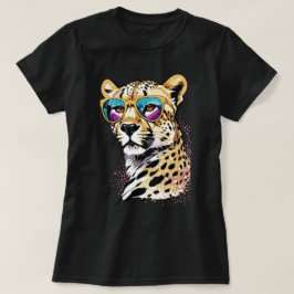 Camiseta Na moda Leopardo Flair