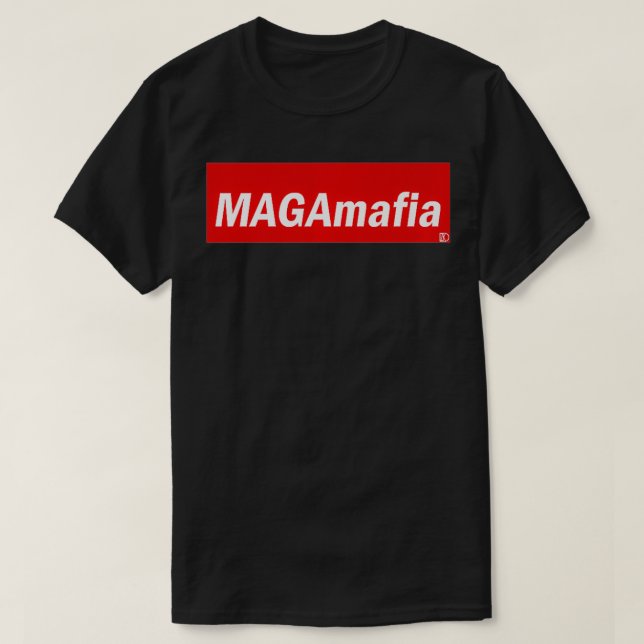 Camiseta Na moda MAGA Mafia Roupa Premium (Frente do Design)