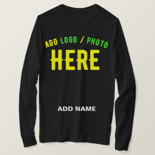 CAMISETA NA MODA MODERNO PERSONALIZÁVEL NEGRO VERIFICADO CO