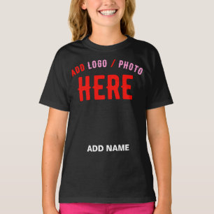 CAMISETA NA MODA MODERNO PERSONALIZÁVEL NEGRO VERIFICADO CO