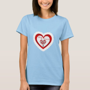 Camiseta Na moda Namorados - Celebrar amor com moda!
