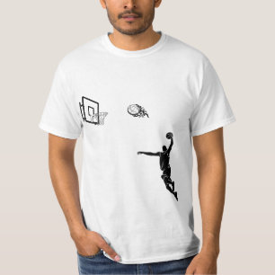 Camiseta na moda para fãs de basquete